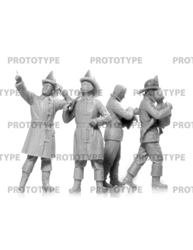 Model T 1914 Fire Truck with Crew