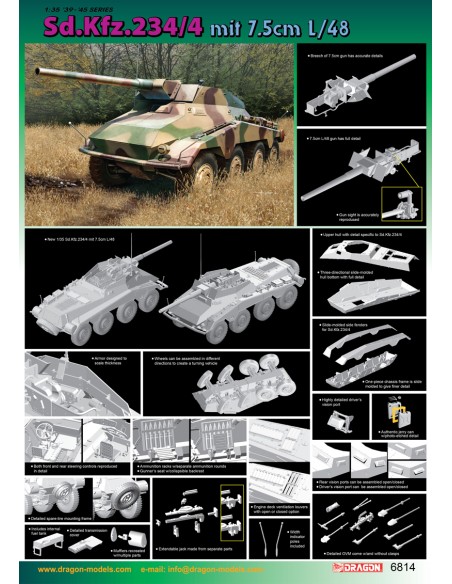 Sd.Kfz.234/4 mit 7.5cm L/48