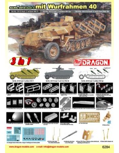 Sd.Kfz.251/2 Ausf.C mit Wurfrahmen 40 3-in-1 2