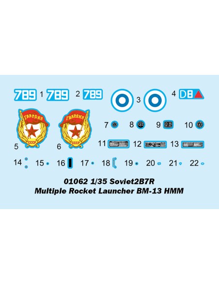 Soviet 2B7R Multiple Rocket Launcher BM-13 NMM