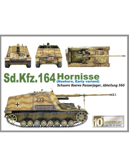 Sd.Kfz. 164 Hornisse (Nashorn, variante temprana)