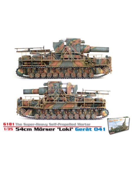 The Super-Heavy Self-Propelled Mortar 54cm Mörser "Loki" Gerät 041