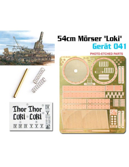 The Super-Heavy Self-Propelled Mortar 54cm Mörser "Loki" Gerät 041