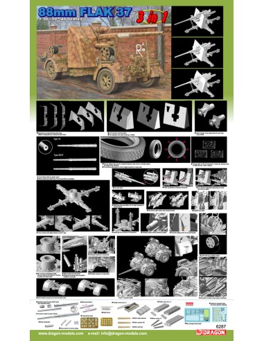 88mm FLAK 37 + eduard 35873 extra