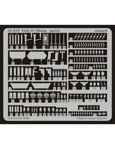 88mm FLAK 37 + eduard 35873 extra