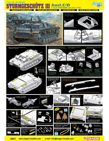 STURMGESCHÜTZ 7.5cm KANONE (Sd.Kfz.142) Ausf.C/D