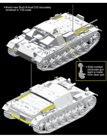 STURMGESCHÜTZ 7.5cm KANONE (Sd.Kfz.142) Ausf.C/D