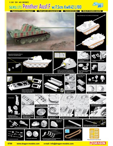 Sd.Kfz.171 Panther Ausf.F w/7.5cm KwK42 L/100