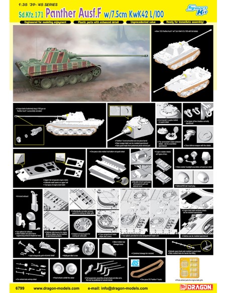 Sd.Kfz.171 Panther Ausf.F w/7.5cm KwK42 L/100