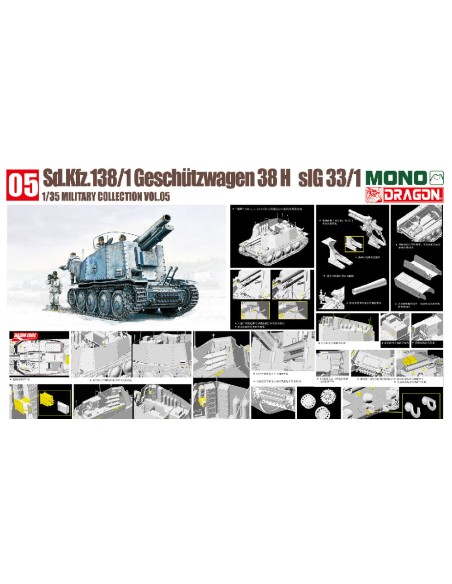 Sd.Kfz.138/1 Geschutzwagen 38 H s.IG.33/1