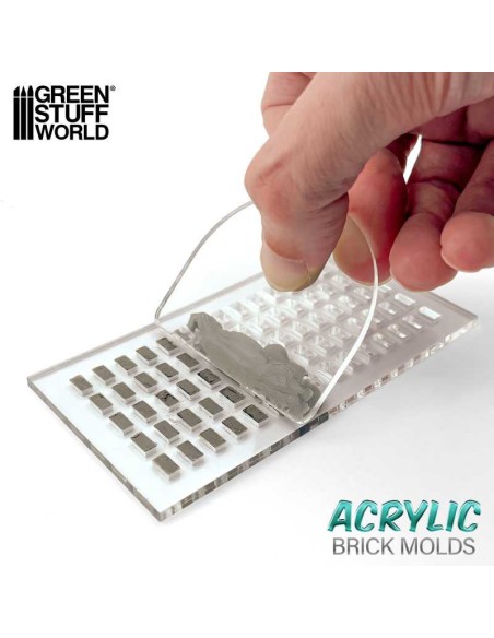 MOLDE ACRÍLICO - ADOQUÍN HEXAGONAL