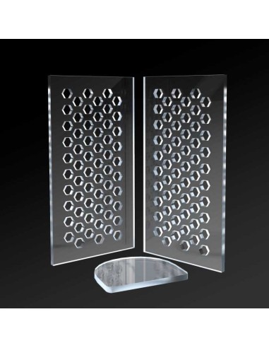 MOLDE ACRÍLICO - ADOQUÍN HEXAGONAL