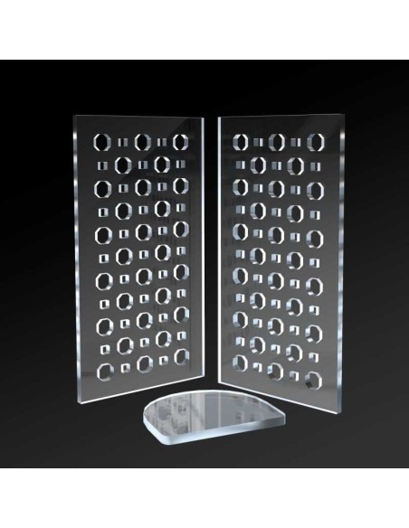 MOLDE ACRÍLICO - ADOQUÍN OCTOGONAL