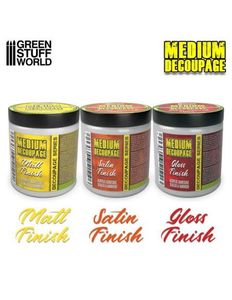 MEDIUM DECOUPAGE 250ml - MATE