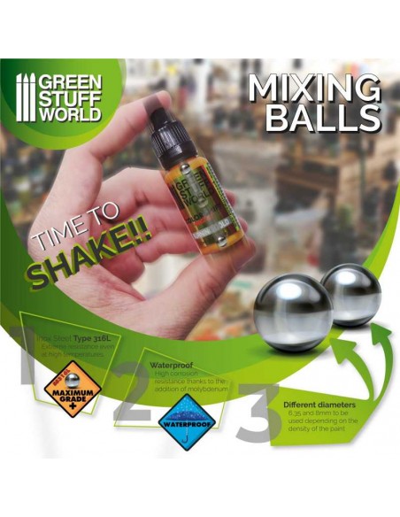 BOLAS DE CRISTAL MEZCLADORAS 8mm