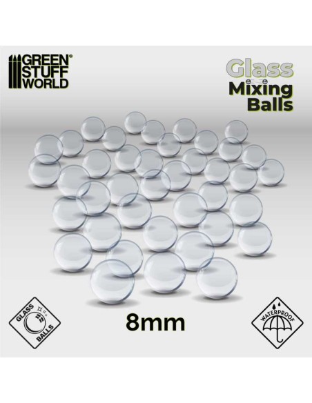 BOLAS DE CRISTAL MEZCLADORAS 8mm