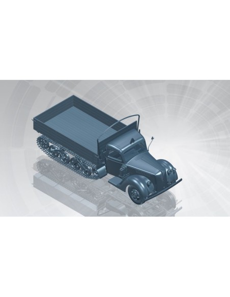 WWII German Semi-Tracked Truck V3000S/SS M (Sd.Kfz.3b) Maultier