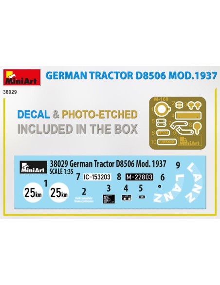 GERMAN TRACTOR D8506 MOD. 1937