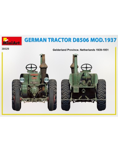 GERMAN TRACTOR D8506 MOD. 1937