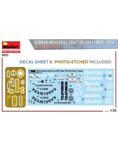 GERMAN INDUSTRIAL TRACTOR D8511 MOD. 1936 WITH...