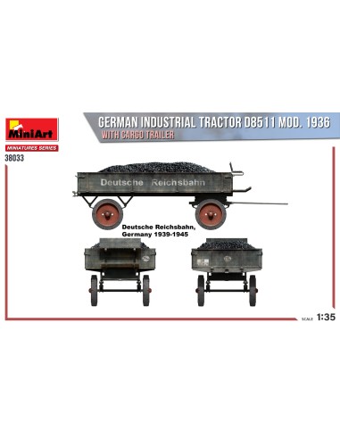GERMAN INDUSTRIAL TRACTOR D8511 MOD. 1936 WITH...