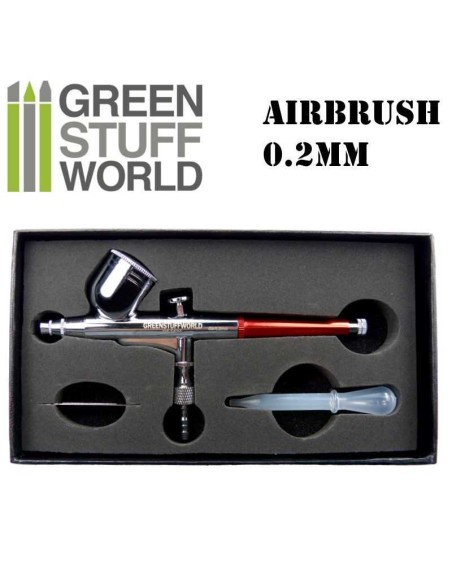 AERÓGRAFO GSW DOBLE-ACCIÓN 0.2 mm