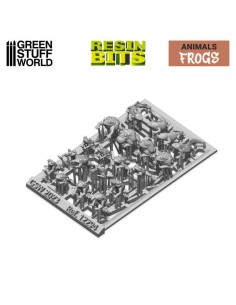 SET IMPRESO EN 3D - RANAS Y SAPOS 2