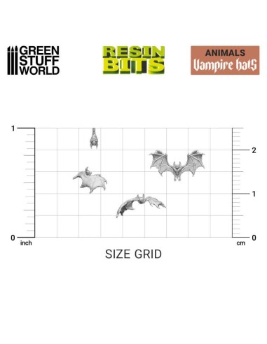 SET IMPRESO EN 3D - MURCIÉLAGOS VAMPIRO