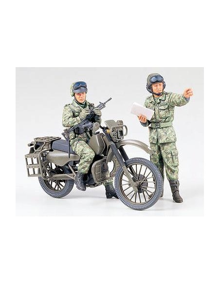 Honda XLR 250 Japan Ground Self Defense Force Motorcycle Reconnaissance Set