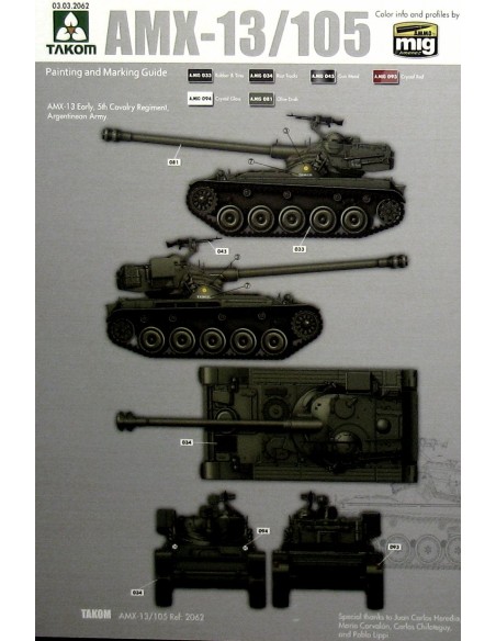 French Light Tank AMX-13/105 2 in 1