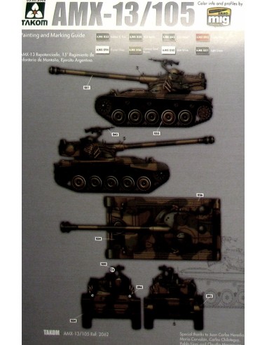 French Light Tank AMX-13/105 2 in 1