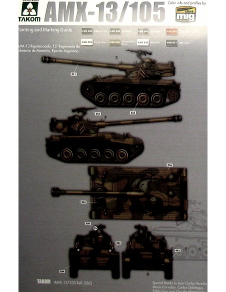 French Light Tank AMX-13/105 2 in 1