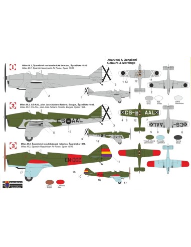 Miles M.2H Hawk Major „Over Spain“