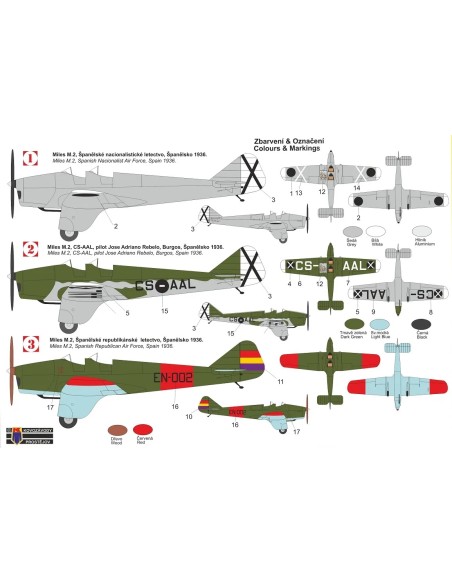 Miles M.2H Hawk Major „Over Spain“
