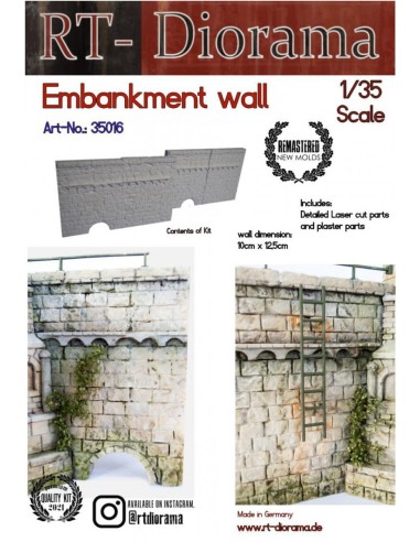 Embankment wall (4pcs)