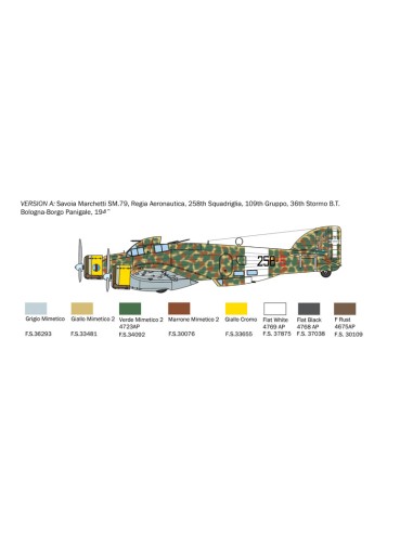 S.79 Sparviero Bomber Version