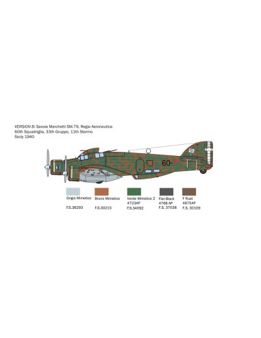 S.79 Sparviero Bomber Version