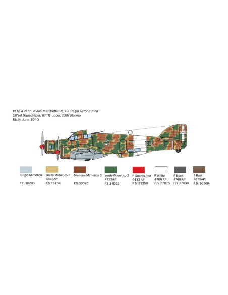 S.79 Sparviero Bomber Version