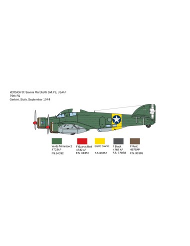 S.79 Sparviero Bomber Version