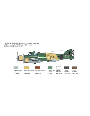 S.79 Sparviero Bomber Version