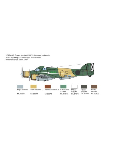 S.79 Sparviero Bomber Version