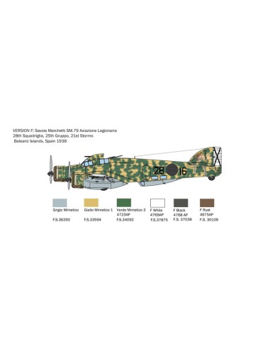 S.79 Sparviero Bomber Version
