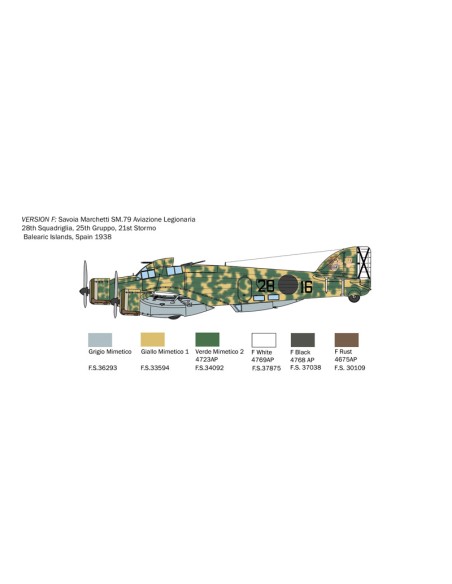 S.79 Sparviero Bomber Version