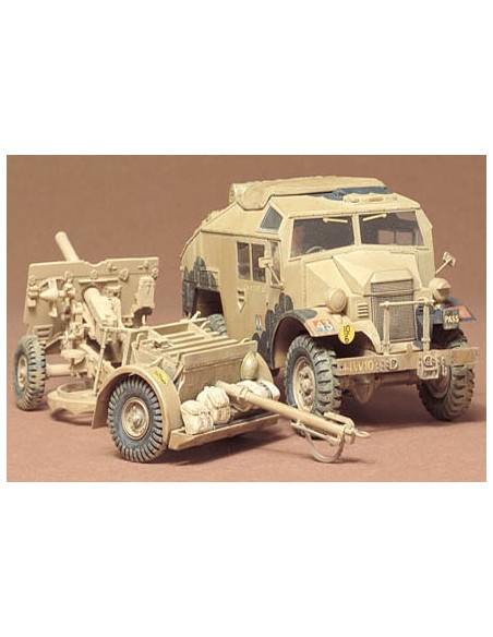 British 25Pdr.Field Gun & Quad Gun Tractor Canadian Ford F.G.T