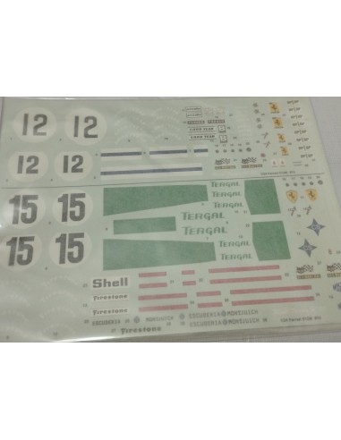 FERRARI 512 M Nº12 LM 1971 CON CALCAS PARA...