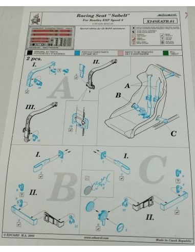 BENTLEY SPEED 8 Nº 7 WINNER 24H DE LEMANS + EDUARD