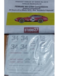 FERRARI 365 GTB4 COMPETICIONE DAYTONA 24H LM 1972 Nº34... 2