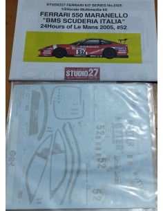 FERRARI 550 MANARELLO BMS SCUDERIA ITALIA 24H LM 2005 Nº52 2
