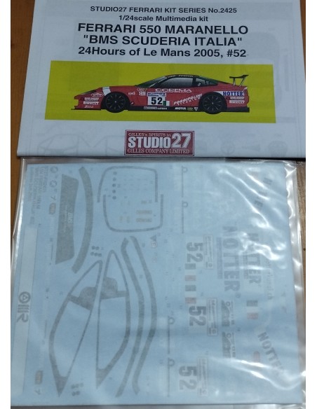 FERRARI 550 MANARELLO BMS SCUDERIA ITALIA 24H LM 2005 Nº52