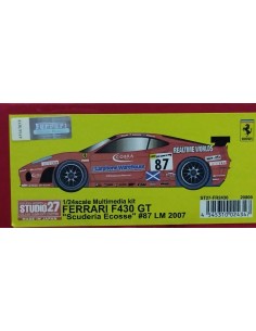 FERRARI F430 GT SCUDERIA ECOSSE  Nº 87 LM 2007